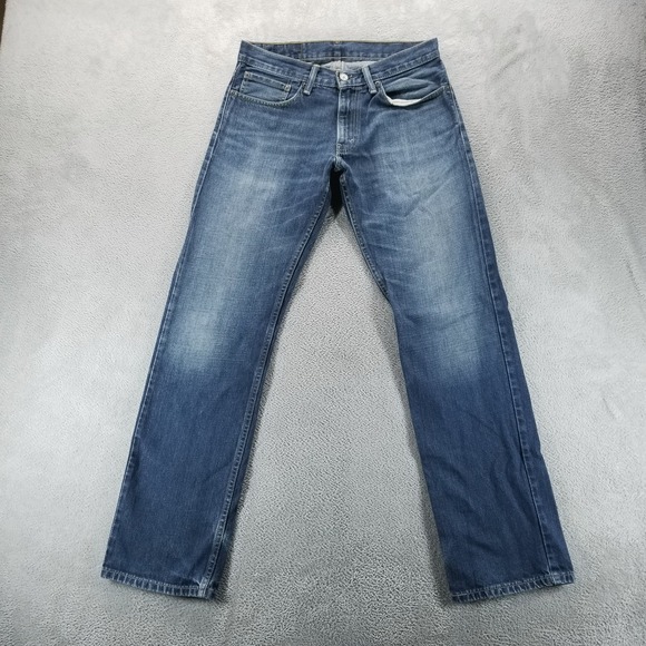 Levi's Other - Levis 514 Jeans Mens 32x34 Blue Regular Straight Mid Rise Dark Wash Faded